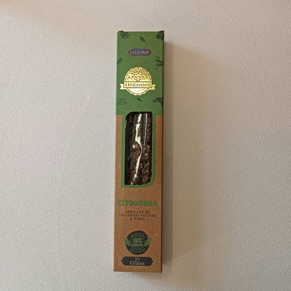 Incienso natural citronela ullas
