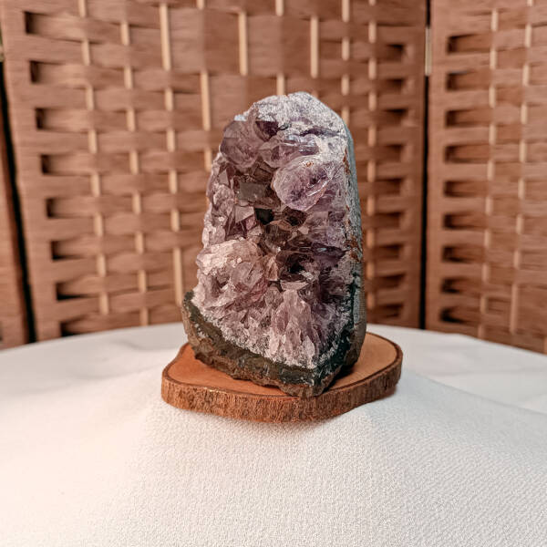 Drusa de amatista con base plana - Imagen 3