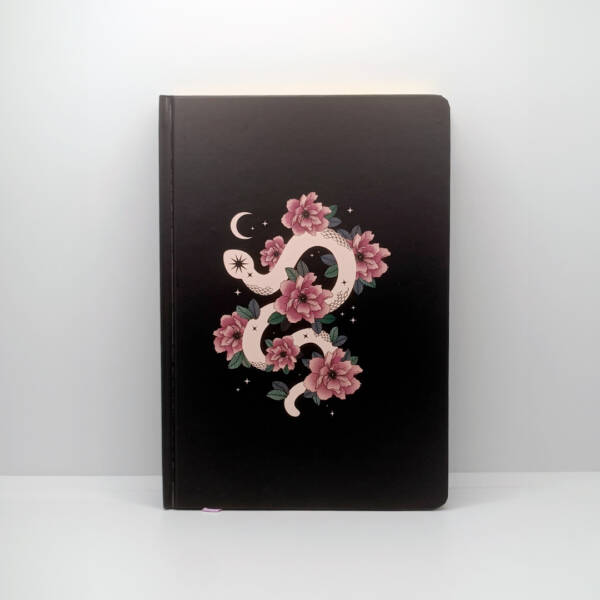 Cuaderno floral serpiente