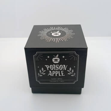 Vela gótica manzana envenenada con olor a manzana